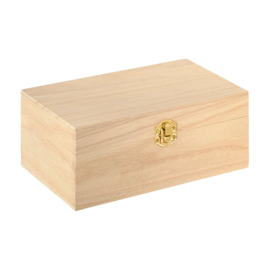 Michaels, 8.5" Wood Trinket Box by Make Market® – Category: Boxes